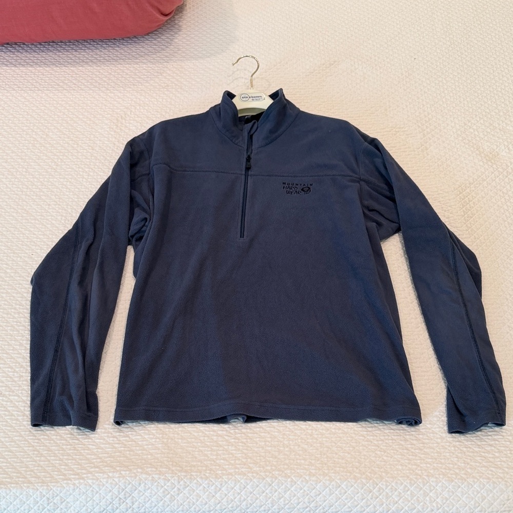 Mountain Hardwear Men’s Blue Half-Zip Pullover